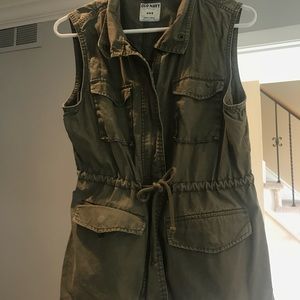 Army green vest
